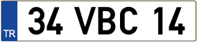 Truck License Plate